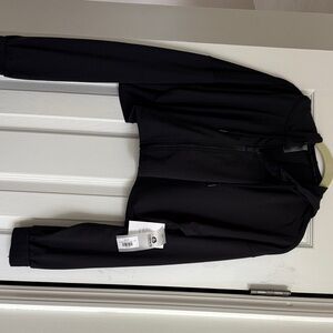 Mono B Women's Black Lightweight cropped Jacket